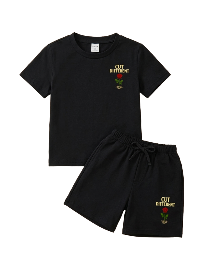 Cut Different Shorts + Tee Bundle